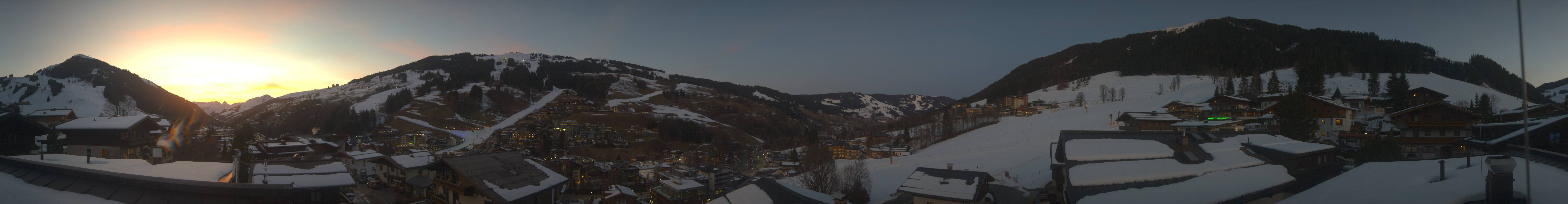 Archived image Webcam View from Hotel Talblick Hinterglemm
