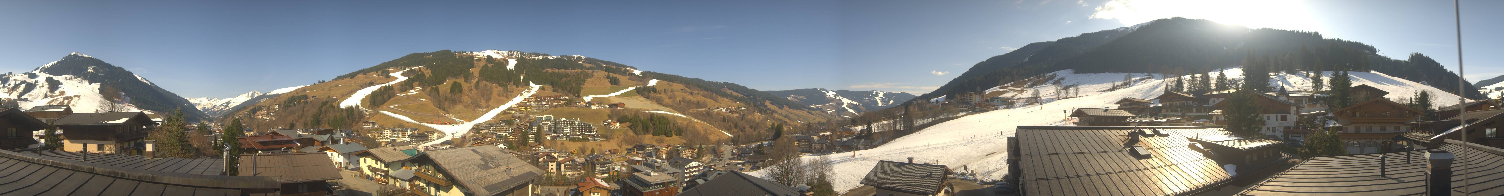 Archiv Foto Webcam Hinterglemm: Aussicht Hotel Talblick