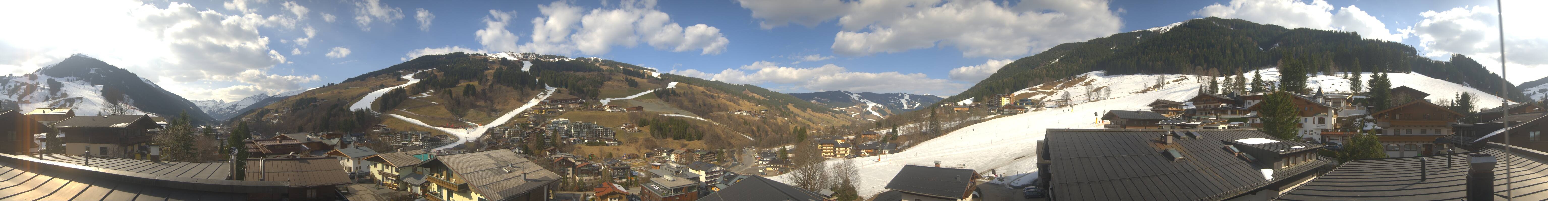 Archiv Foto Webcam Hinterglemm: Aussicht Hotel Talblick