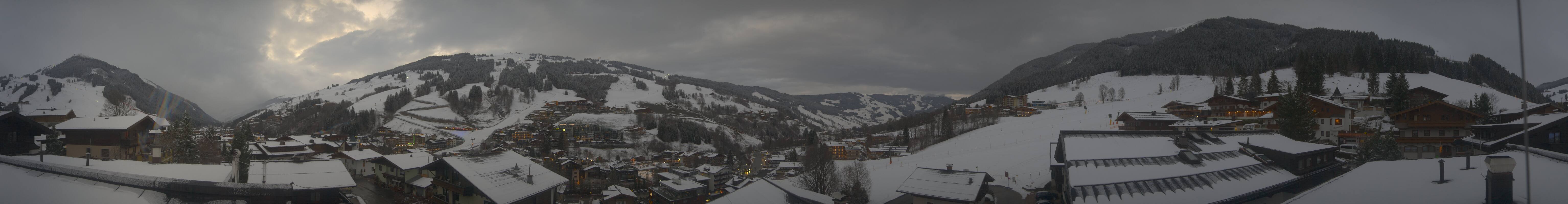 Archived image Webcam View from Hotel Talblick Hinterglemm
