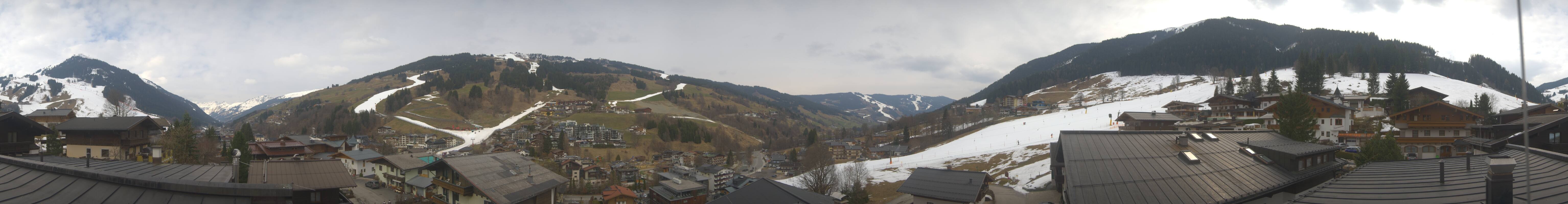 Archiv Foto Webcam Hinterglemm: Aussicht Hotel Talblick