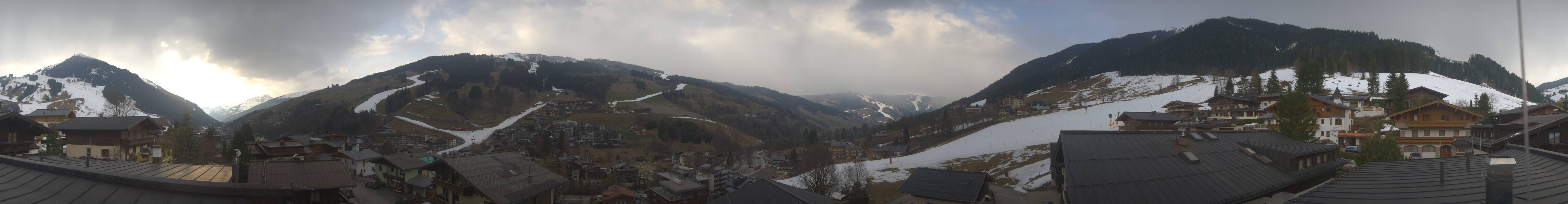 Archiv Foto Webcam Hinterglemm: Aussicht Hotel Talblick