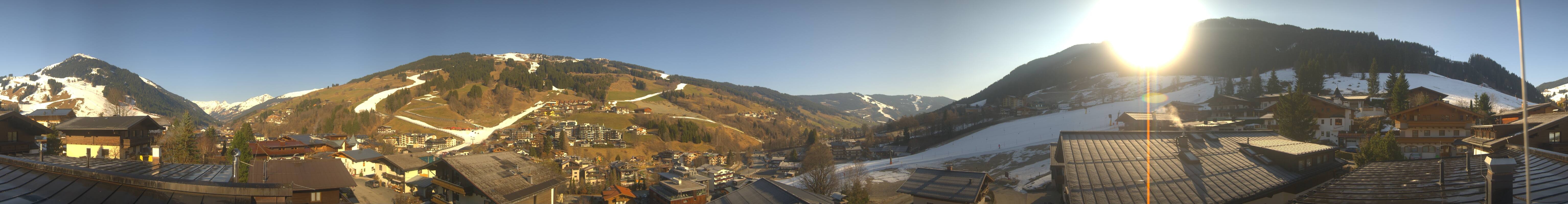 Archiv Foto Webcam Hinterglemm: Aussicht Hotel Talblick