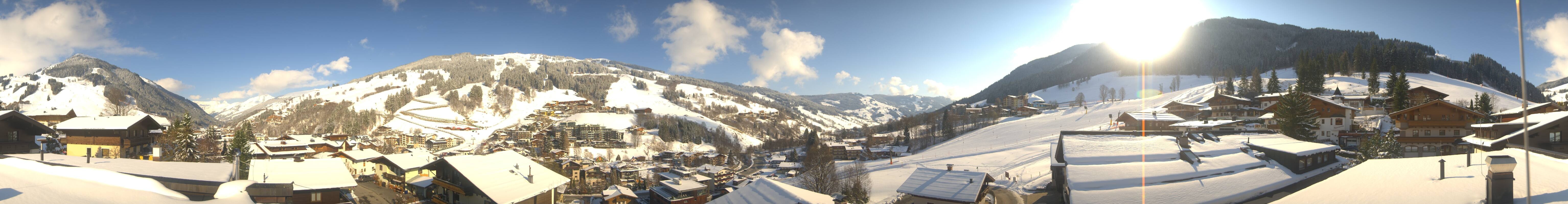 Archiv Foto Webcam Hinterglemm: Aussicht Hotel Talblick