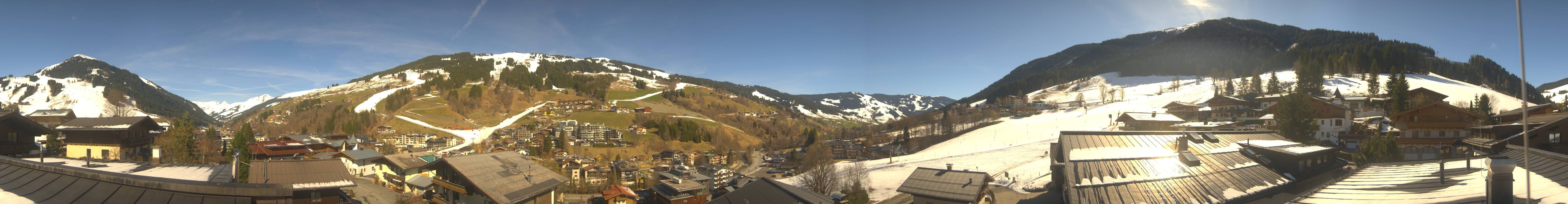 Archived image Webcam View from Hotel Talblick Hinterglemm