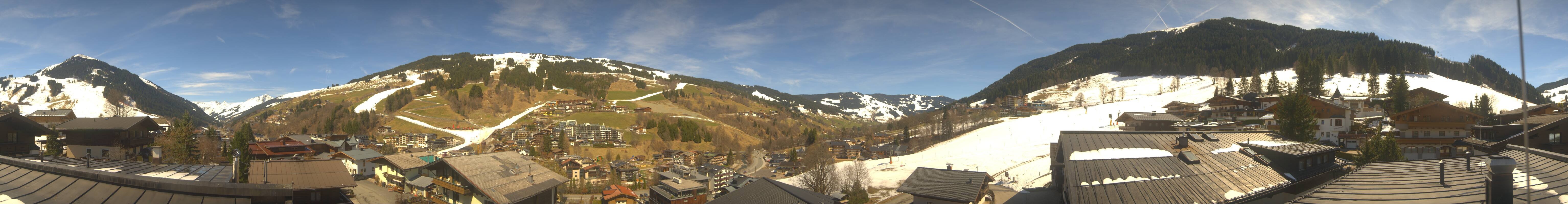 Archived image Webcam View from Hotel Talblick Hinterglemm