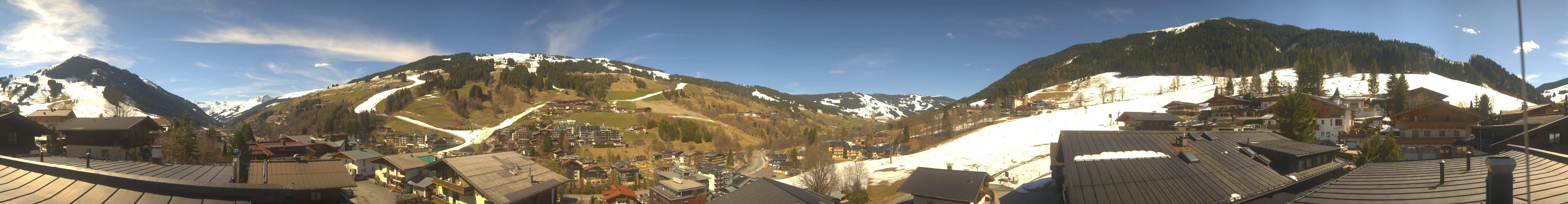 Archived image Webcam View from Hotel Talblick Hinterglemm