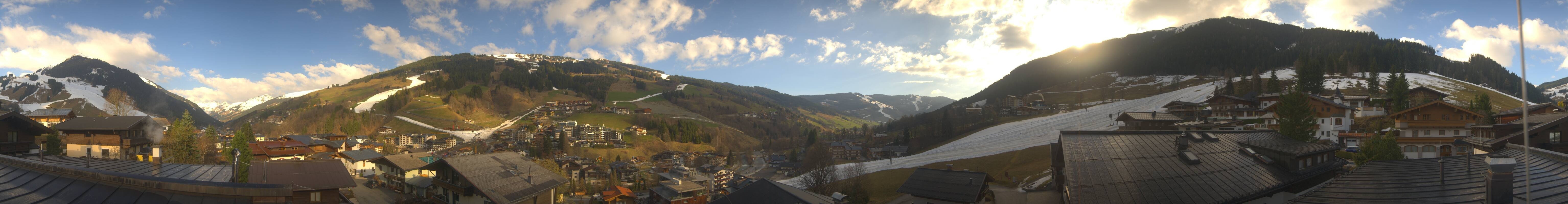 Archived image Webcam View from Hotel Talblick Hinterglemm