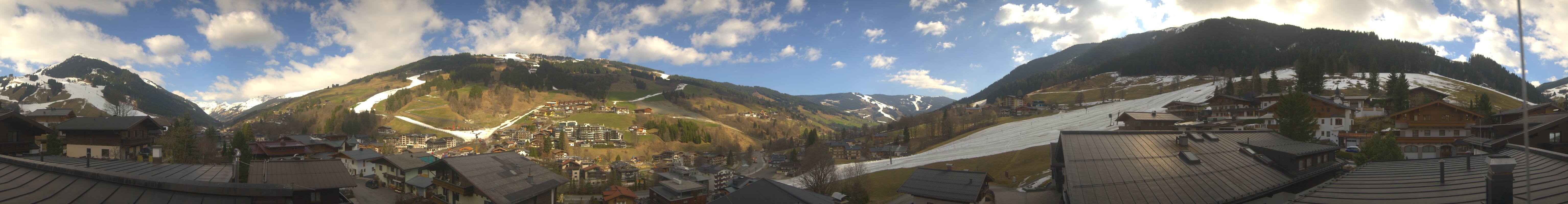 Archived image Webcam View from Hotel Talblick Hinterglemm