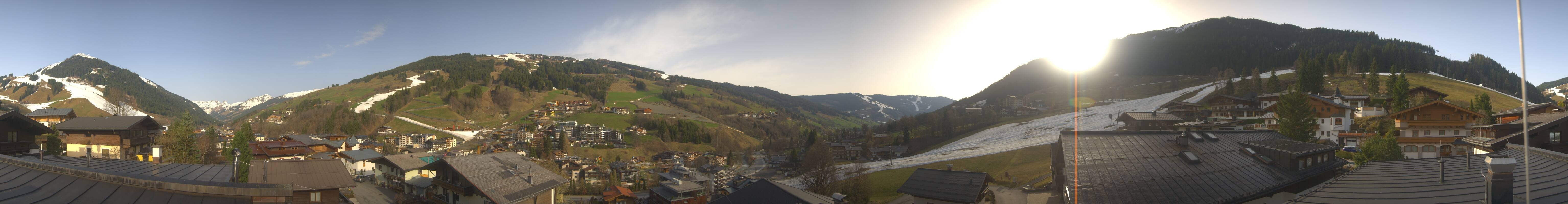Archived image Webcam View from Hotel Talblick Hinterglemm