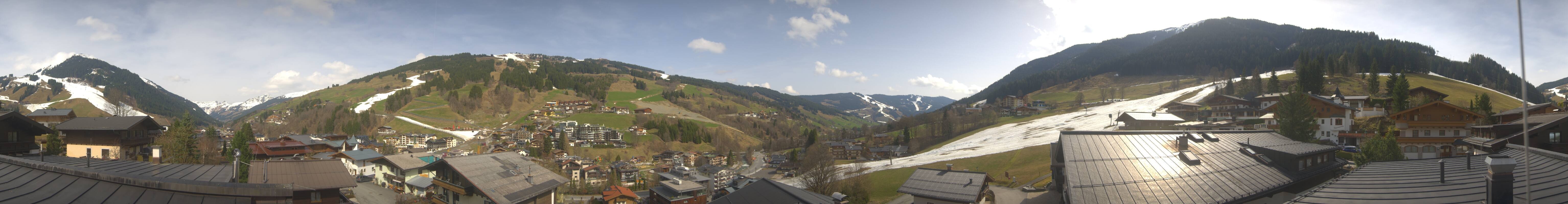 Archived image Webcam View from Hotel Talblick Hinterglemm