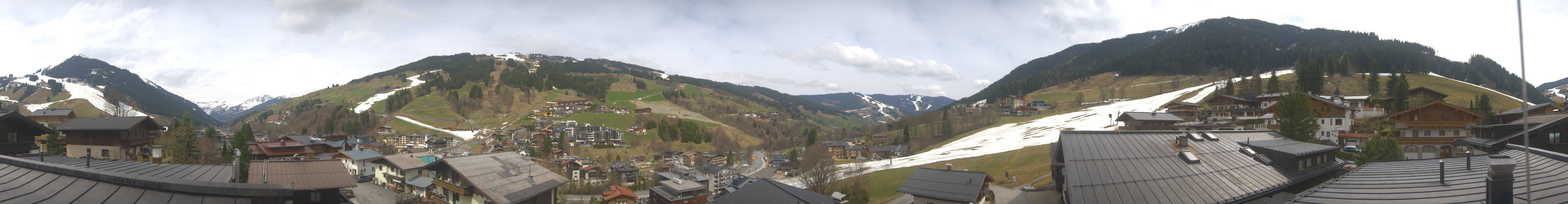 Archived image Webcam View from Hotel Talblick Hinterglemm