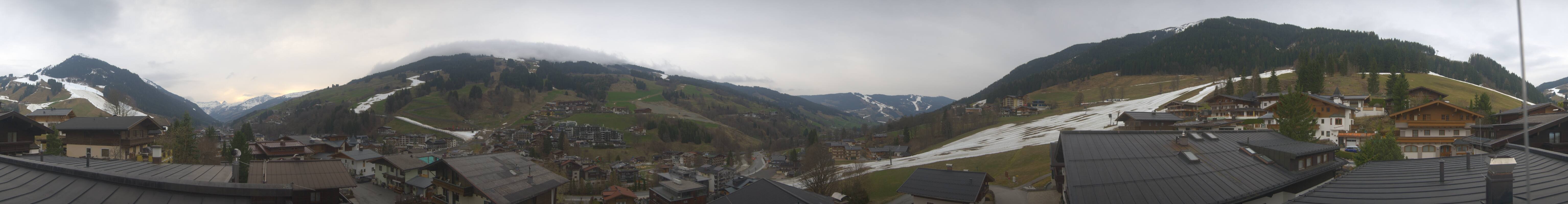 Archived image Webcam View from Hotel Talblick Hinterglemm