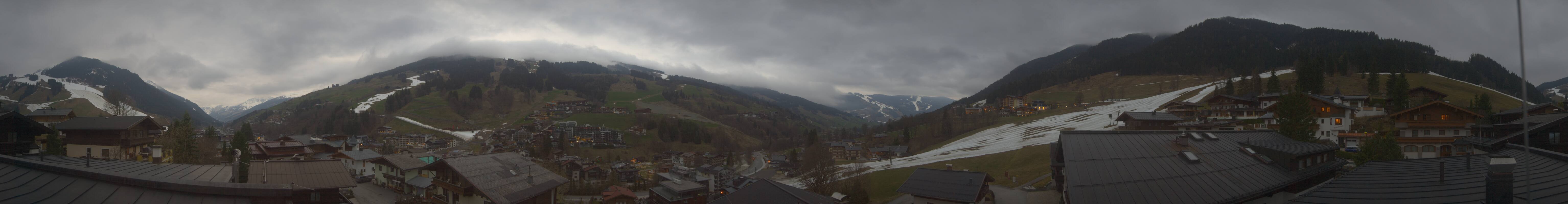 Archived image Webcam View from Hotel Talblick Hinterglemm