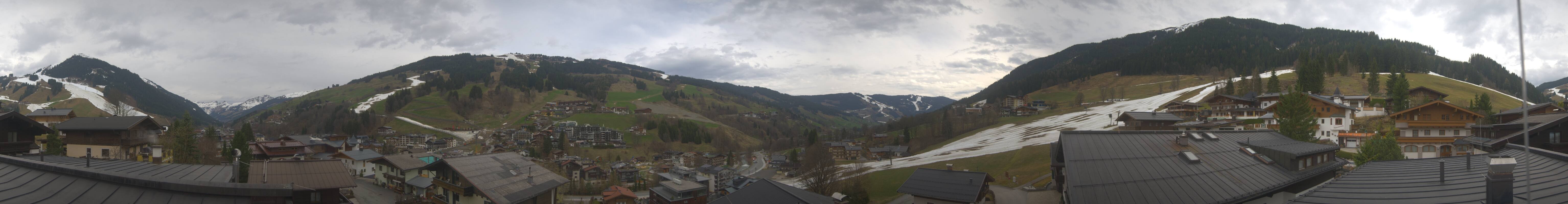 Archived image Webcam View from Hotel Talblick Hinterglemm
