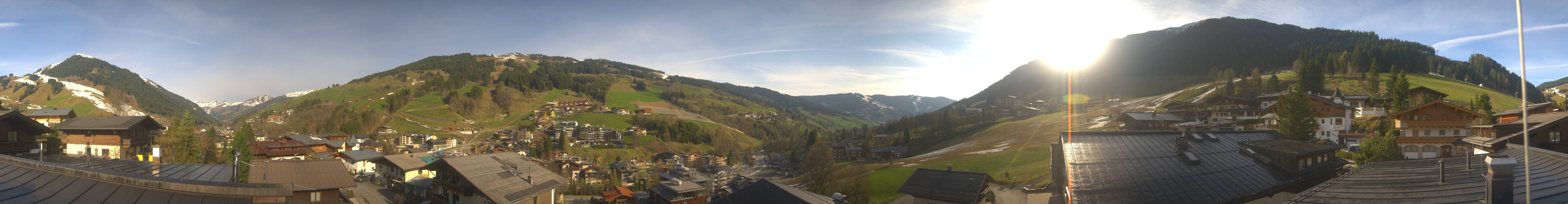 Archiv Foto Webcam Hinterglemm: Aussicht Hotel Talblick