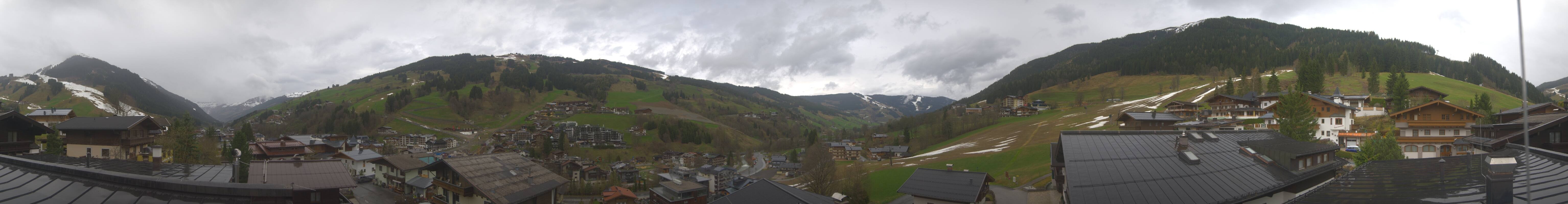 Archived image Webcam View from Hotel Talblick Hinterglemm