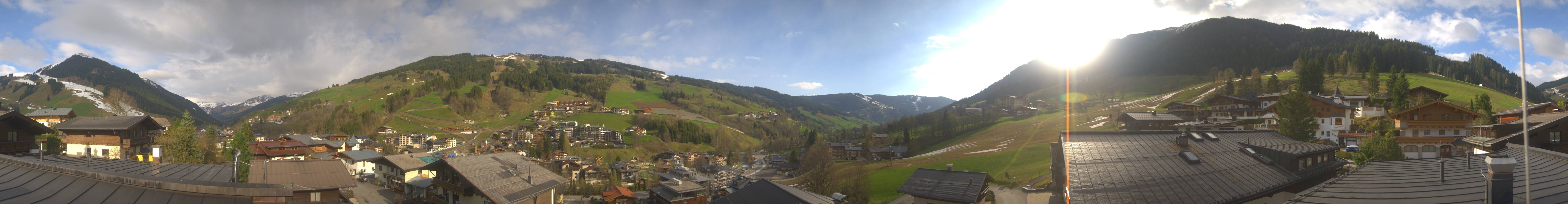 Archiv Foto Webcam Hinterglemm: Aussicht Hotel Talblick