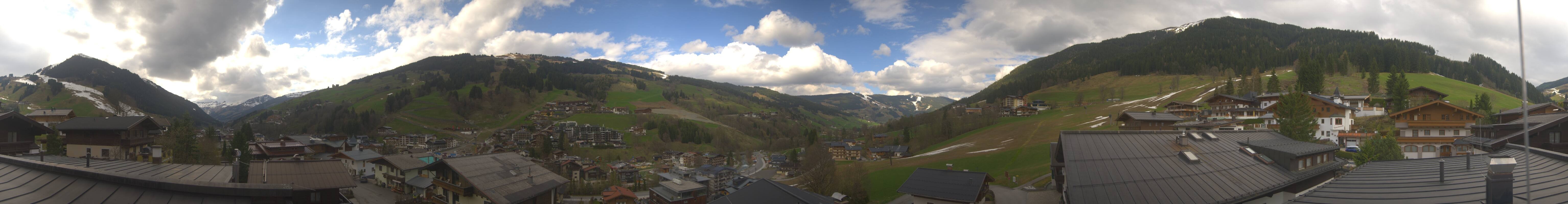 Archiv Foto Webcam Hinterglemm: Aussicht Hotel Talblick