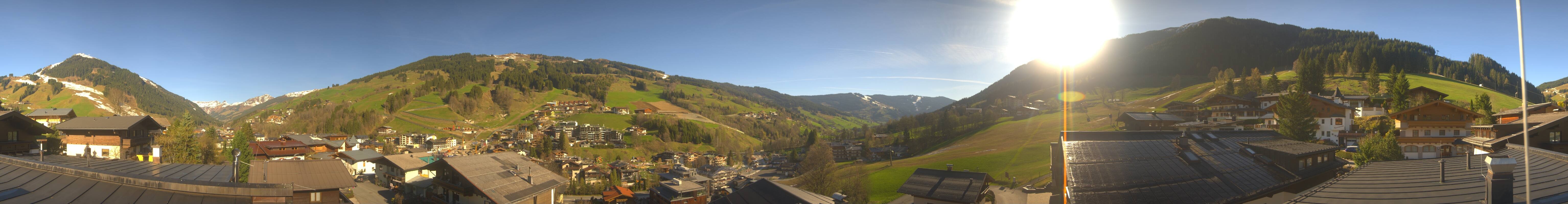 Archiv Foto Webcam Hinterglemm: Aussicht Hotel Talblick