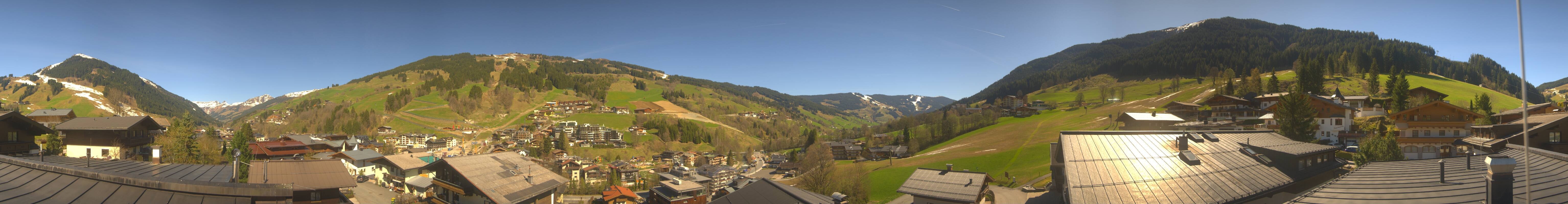 Archiv Foto Webcam Hinterglemm: Aussicht Hotel Talblick