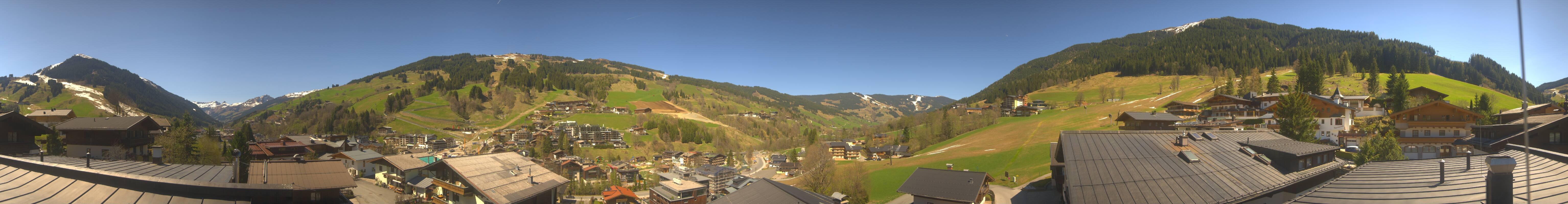 Archiv Foto Webcam Hinterglemm: Aussicht Hotel Talblick