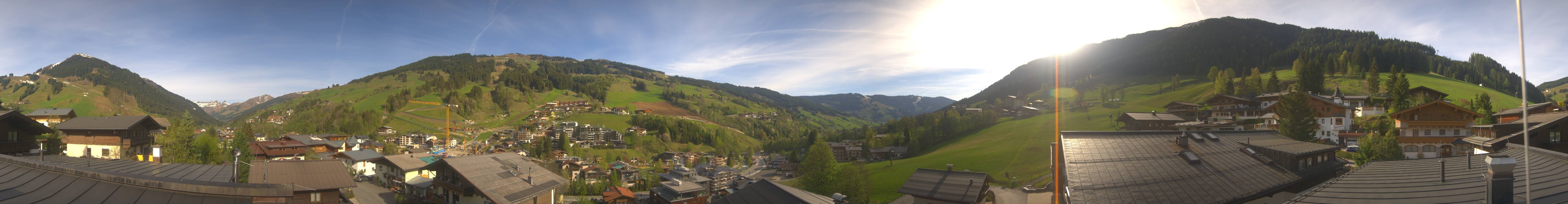 Archived image Webcam View from Hotel Talblick Hinterglemm