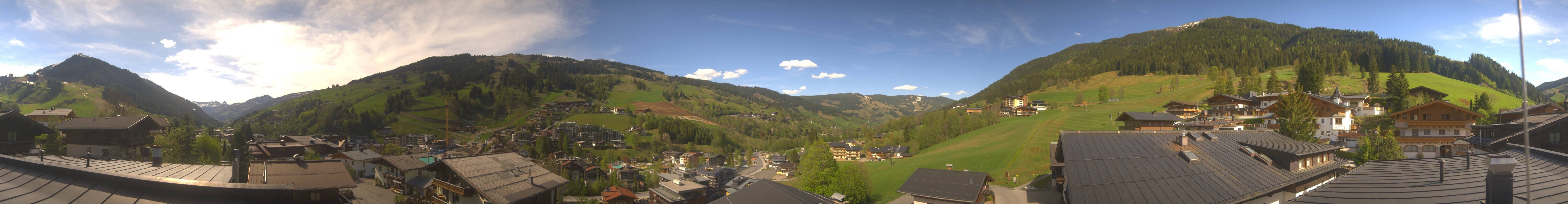 Archived image Webcam View from Hotel Talblick Hinterglemm