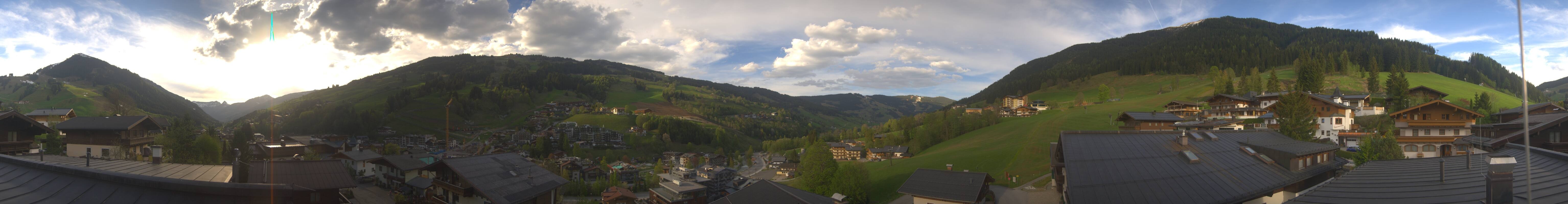 Archived image Webcam View from Hotel Talblick Hinterglemm