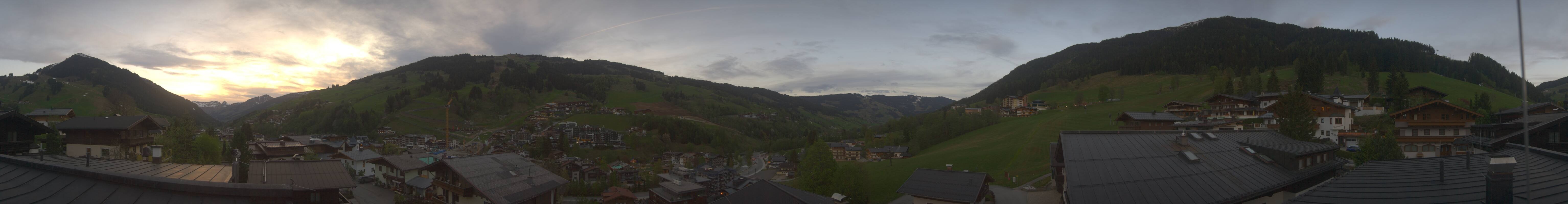 Archived image Webcam View from Hotel Talblick Hinterglemm