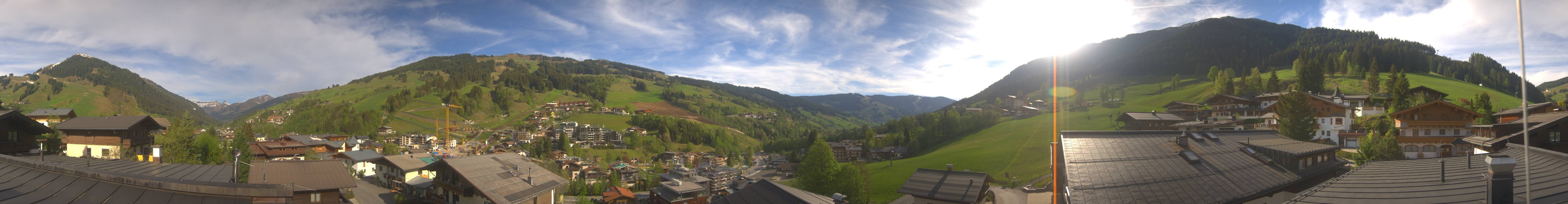 Archived image Webcam View from Hotel Talblick Hinterglemm