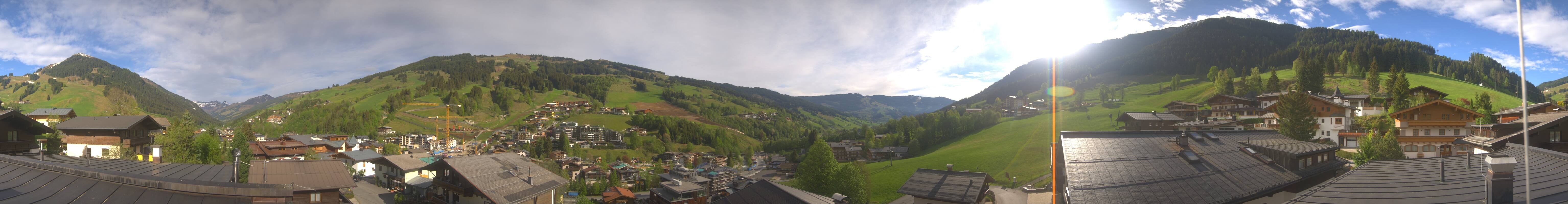 Archiv Foto Webcam Hinterglemm: Aussicht Hotel Talblick