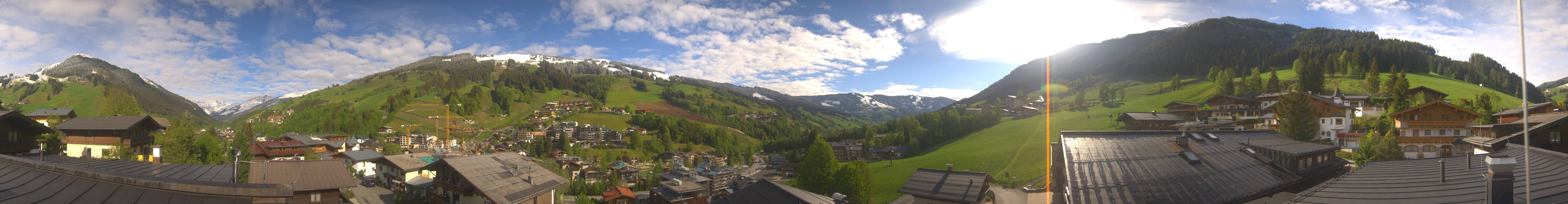 Archiv Foto Webcam Hinterglemm: Aussicht Hotel Talblick