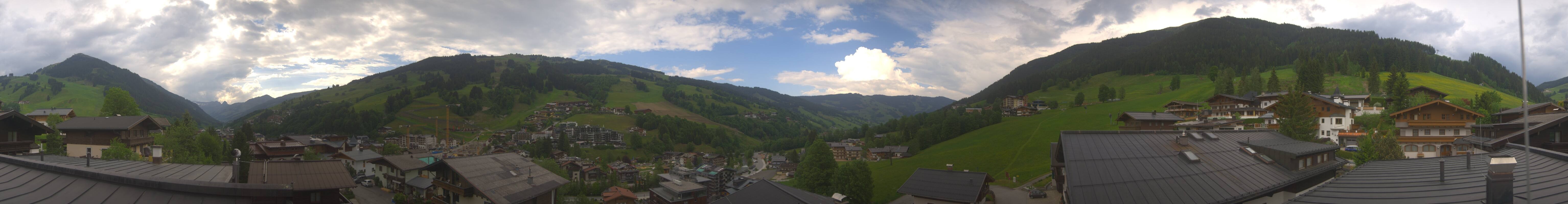 Archiv Foto Webcam Hinterglemm: Aussicht Hotel Talblick