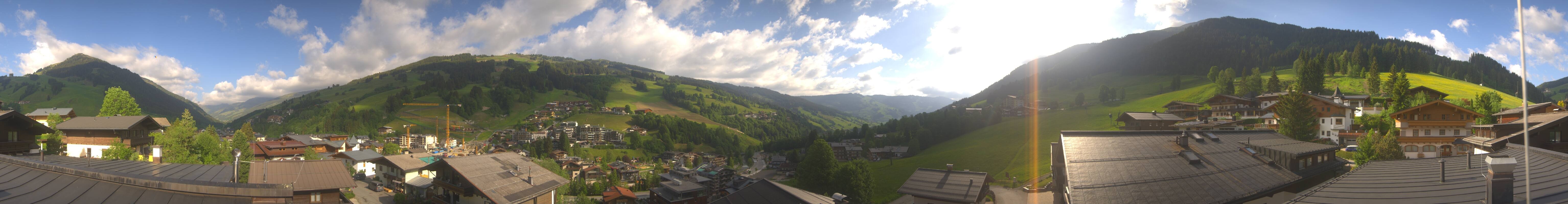 Archived image Webcam View from Hotel Talblick Hinterglemm