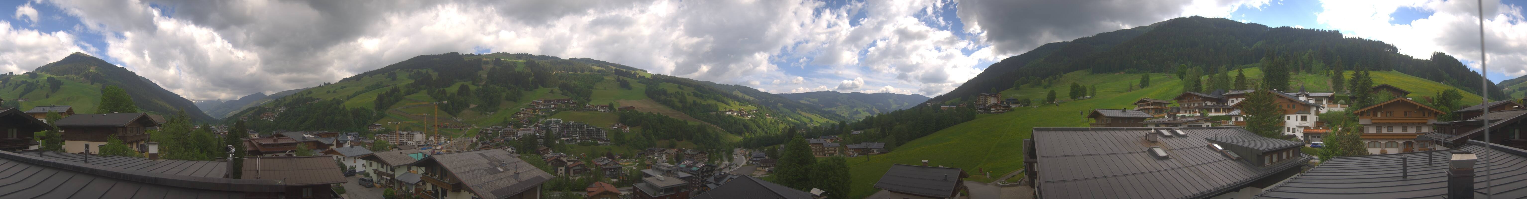 Archived image Webcam View from Hotel Talblick Hinterglemm