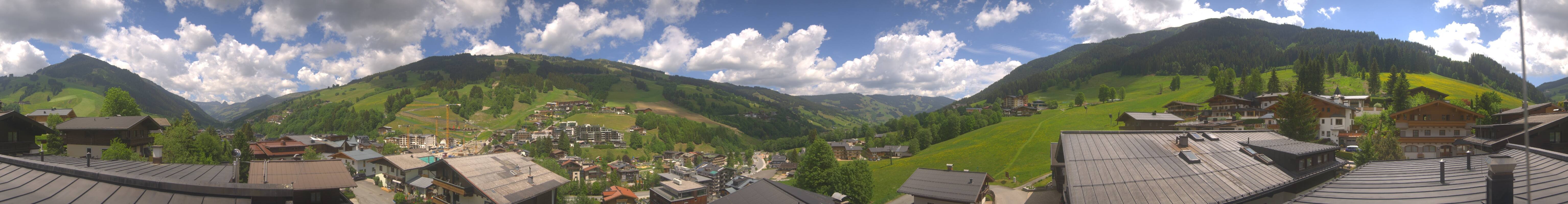 Archived image Webcam View from Hotel Talblick Hinterglemm