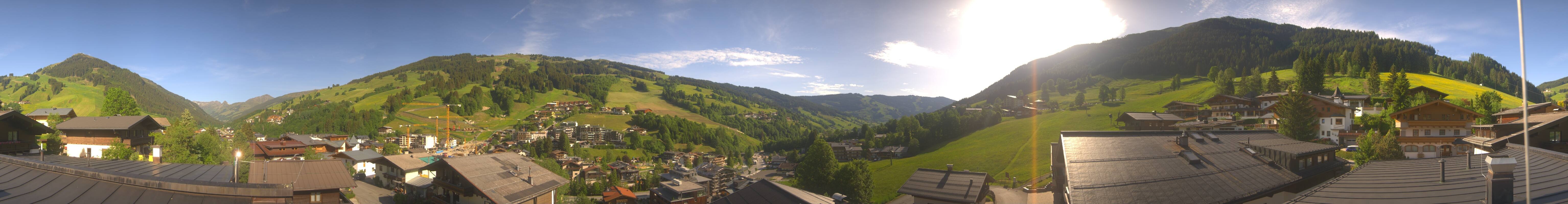 Archiv Foto Webcam Hinterglemm: Aussicht Hotel Talblick