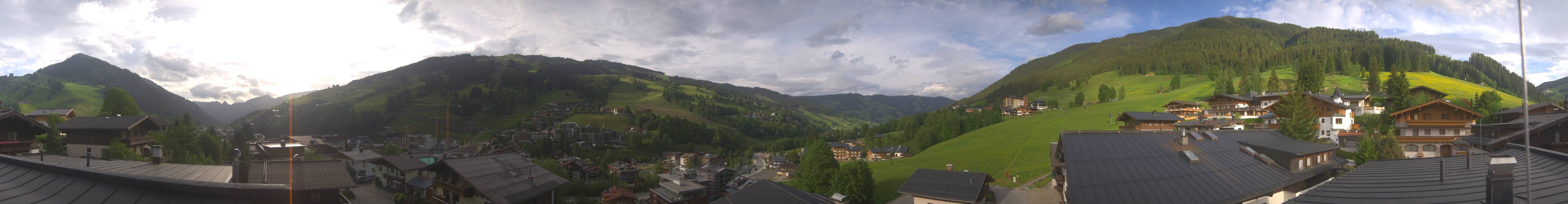 Archiv Foto Webcam Hinterglemm: Aussicht Hotel Talblick