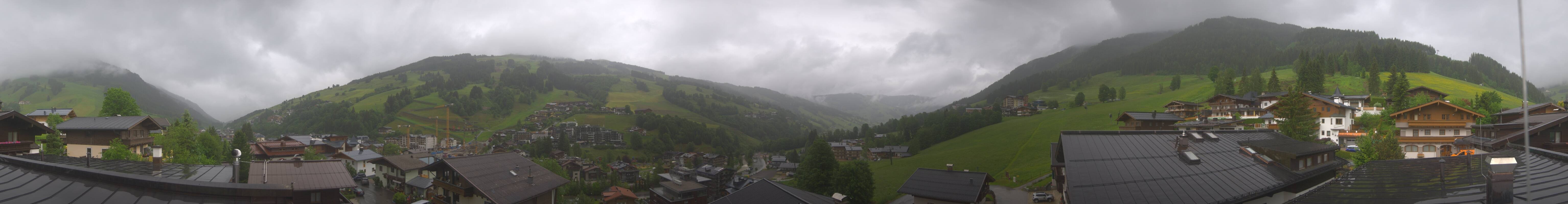 Archived image Webcam View from Hotel Talblick Hinterglemm