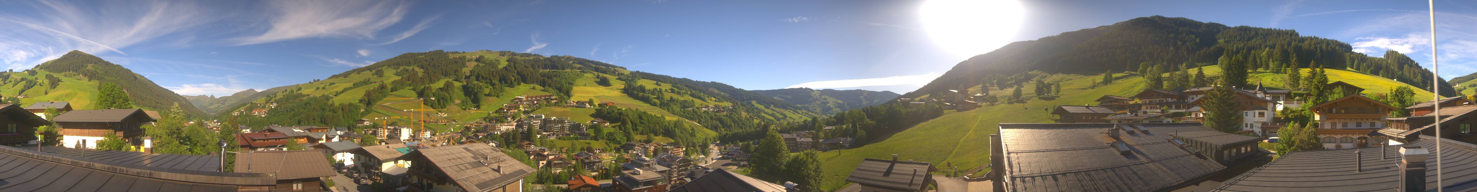 Archived image Webcam View from Hotel Talblick Hinterglemm