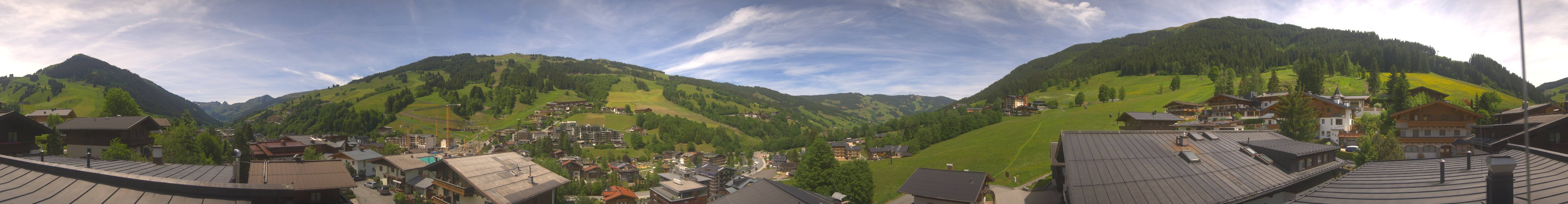Archived image Webcam View from Hotel Talblick Hinterglemm