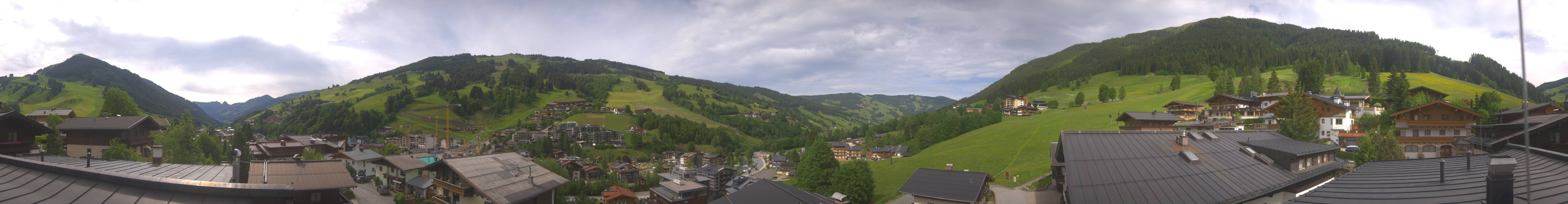 Archived image Webcam View from Hotel Talblick Hinterglemm