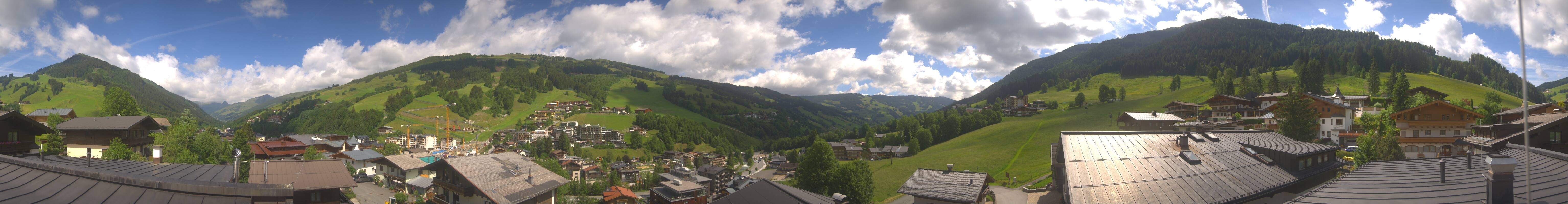 Archived image Webcam View from Hotel Talblick Hinterglemm