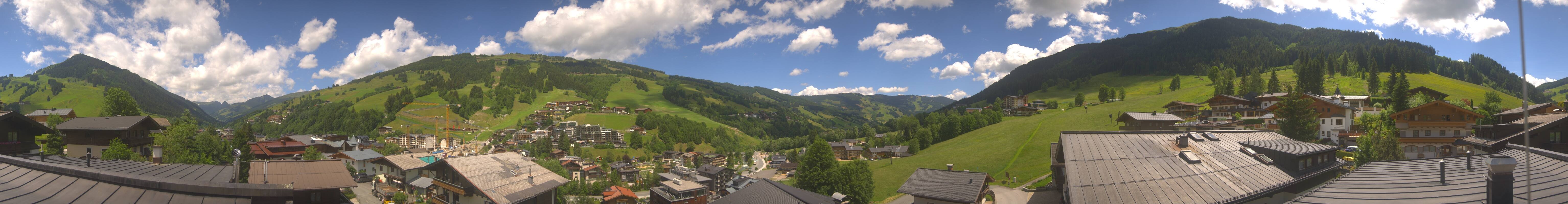 Archived image Webcam View from Hotel Talblick Hinterglemm