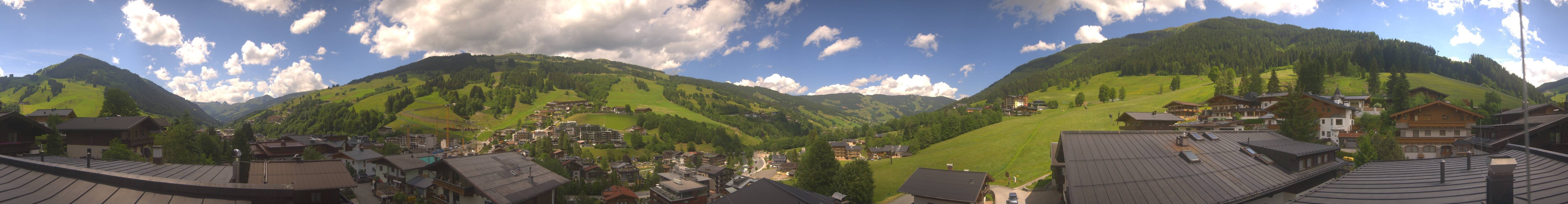 Archived image Webcam View from Hotel Talblick Hinterglemm