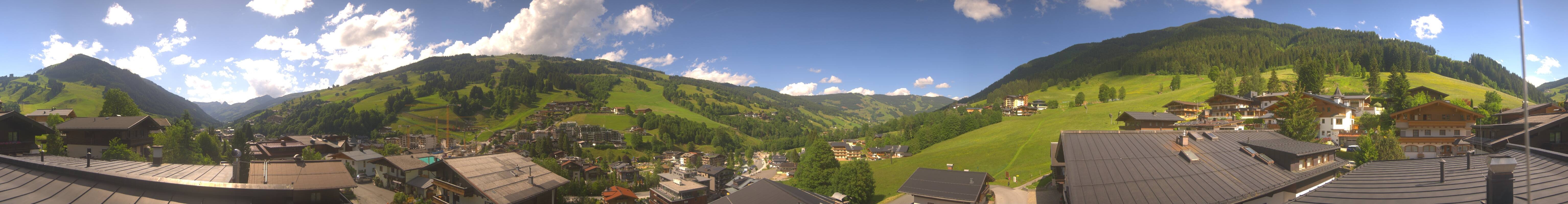 Archived image Webcam View from Hotel Talblick Hinterglemm