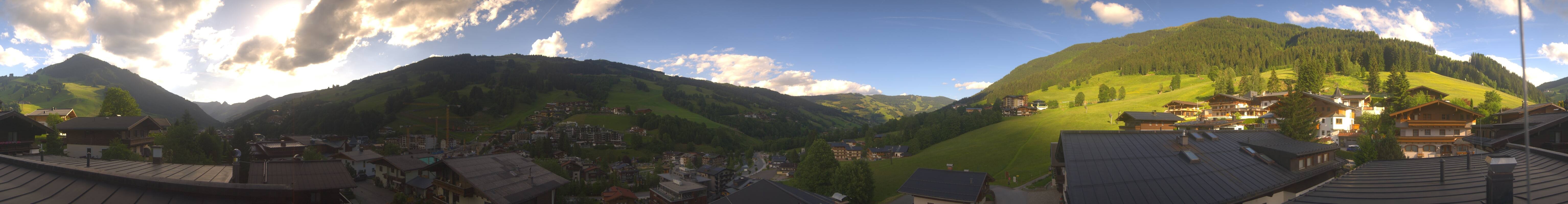 Archived image Webcam View from Hotel Talblick Hinterglemm