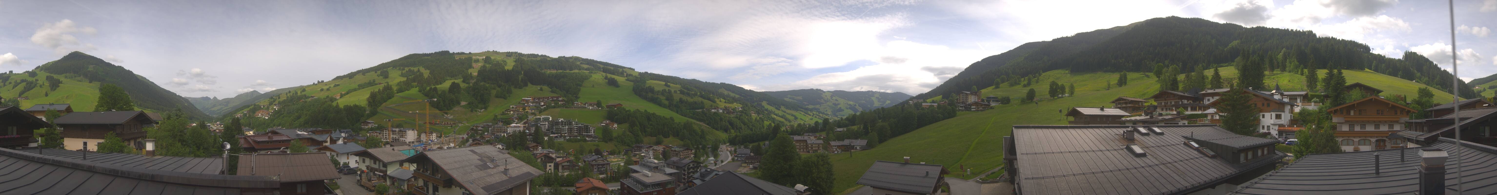 Archived image Webcam View from Hotel Talblick Hinterglemm
