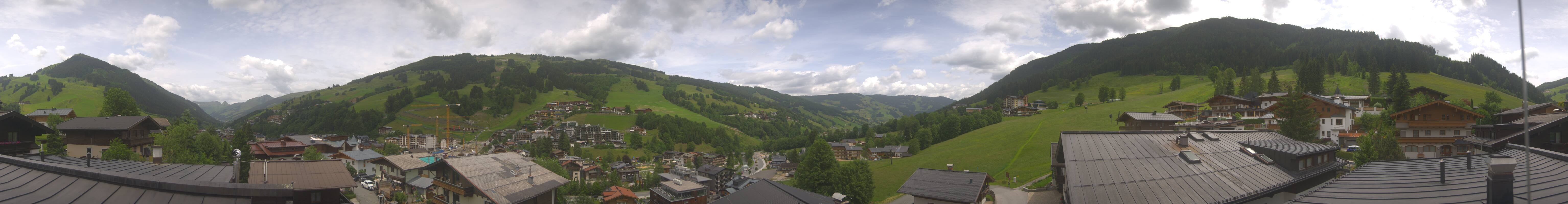Archived image Webcam View from Hotel Talblick Hinterglemm